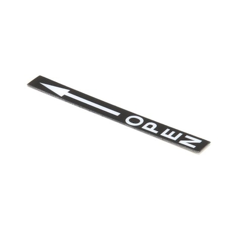 Vulcan Hart Cabinet, Door Handle Face Plate 00-855288-00001